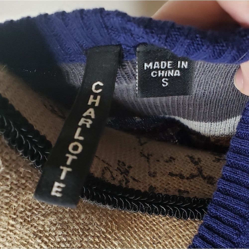 Charlotte Tarantola | Luxe Color Block Sweater - Picture 5 of 5
